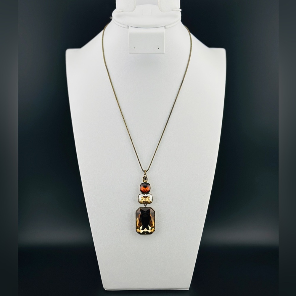Stack The Odds Pendant Necklace
Touchstone Crystal by Swarovski